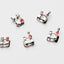 CX Plus Roth .022 Mesh SS Brackets Hooks 3,4,5's (Full Set U/L 5-5!)